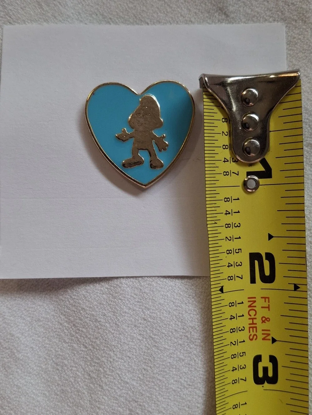 2016 Gold Heart Papa Smurf- Movie The Smurfs Lost Village- Push Pin